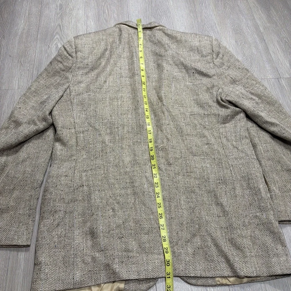 Vintage 1980s BURBERRY‎ Pure 100% Silk Tapestry Woven Sport Coat Blazer Mens 42